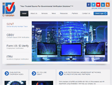 Tablet Screenshot of idvalidation.com